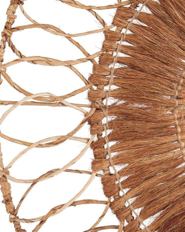 Bazar Bizar Spiegel Montezuma | Natuurlijk | D80 cm