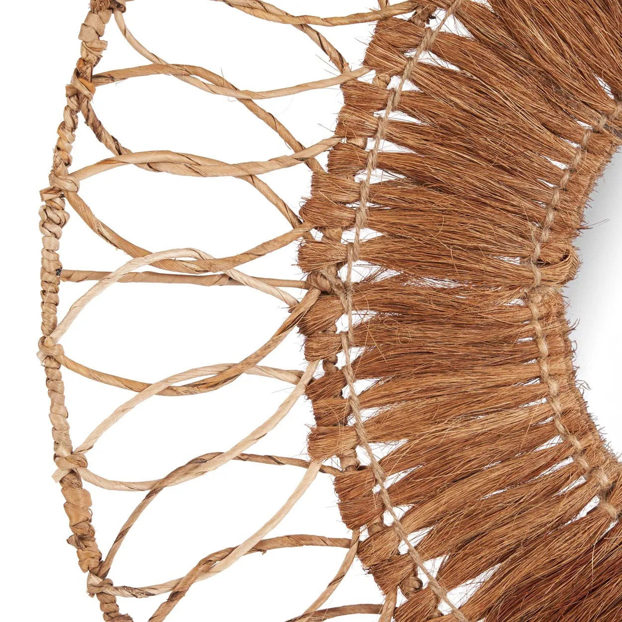 Bazar Bizar Spiegel Montezuma | Natuurlijk | D80 cm