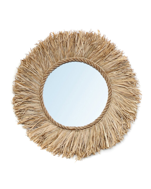 Bazar Bizar Haiti Mirror | Naturel | Ø 28