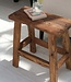 Bazar Bizar De Fab Rustieke Kruk - Natuurlijk - 50x22x50 cm