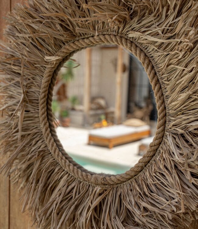 Bazar Bizar Haiti Mirror | Naturel | Ø 28