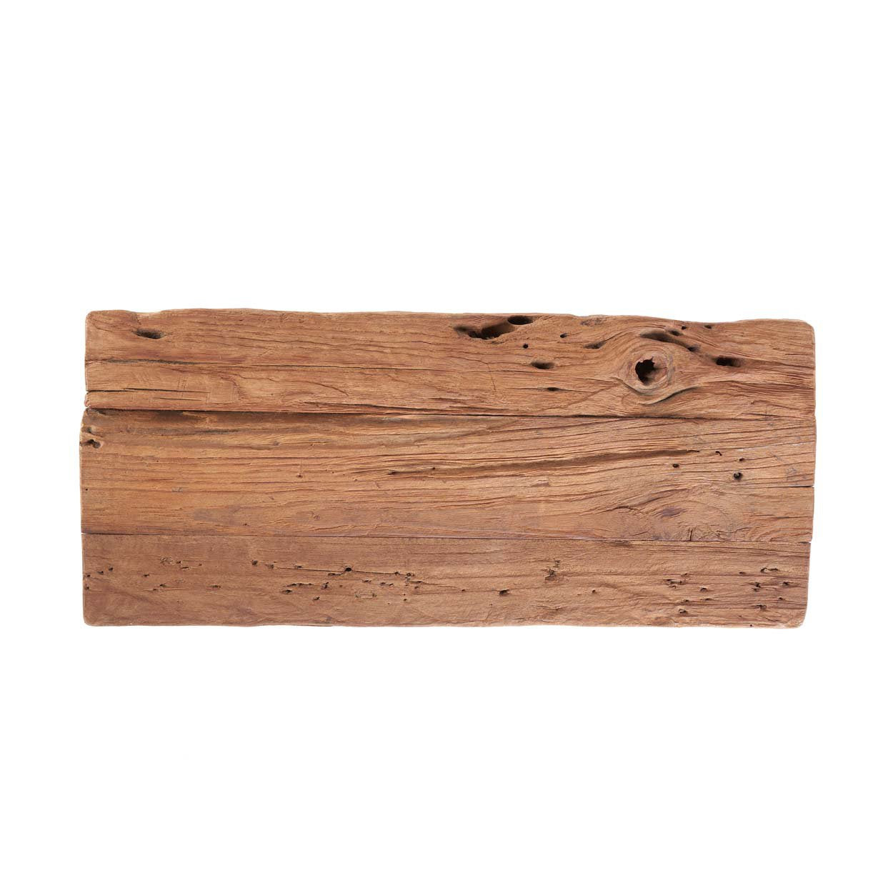 Bazar Bizar Rustieke Kruk | Natuurlijk | 50 x 22 x 50 cm