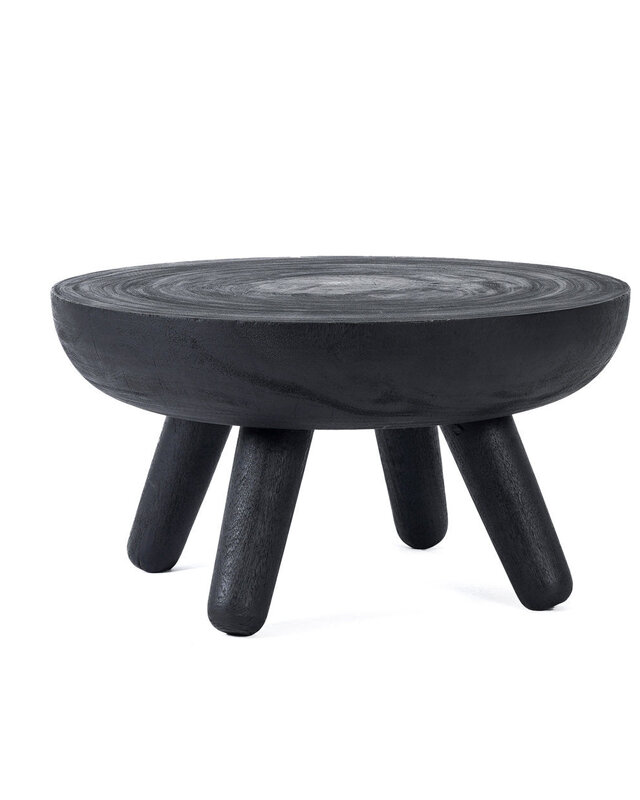 Bazar Bizar De Losten Salontafel | Zwart | L78,8 cm x B78,8 x H44 cm