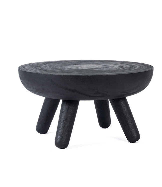 Bazar Bizar De Losten Salontafel | Zwart | L78,8 cm x B78,8 x H44 cm