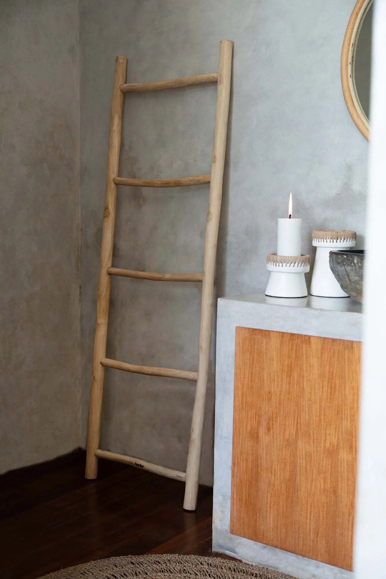 Bazar Bizar Ladder | Tulum | Naturel | H165 x B5 x L57 cm