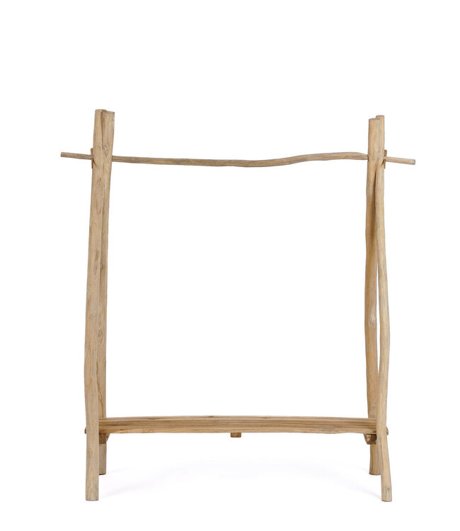Bazar Bizar Kledingrek | Natuurlijk | L120 x B50 x H150 cm