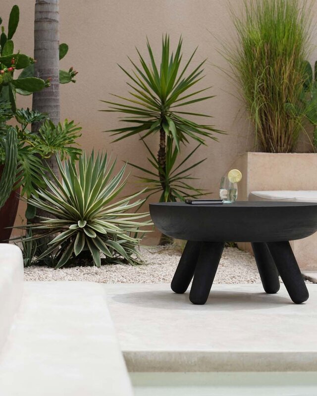 Bazar Bizar De Losten Salontafel | Zwart | L78,8 cm x B78,8 x H44 cm