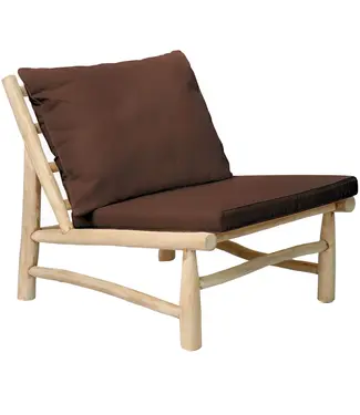 Bazar Bizar De Island One Seater - Natuurlijk Chocolade