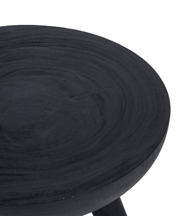 Bazar Bizar De Losten Salontafel | Zwart | L78,8 cm x B78,8 x H44 cm