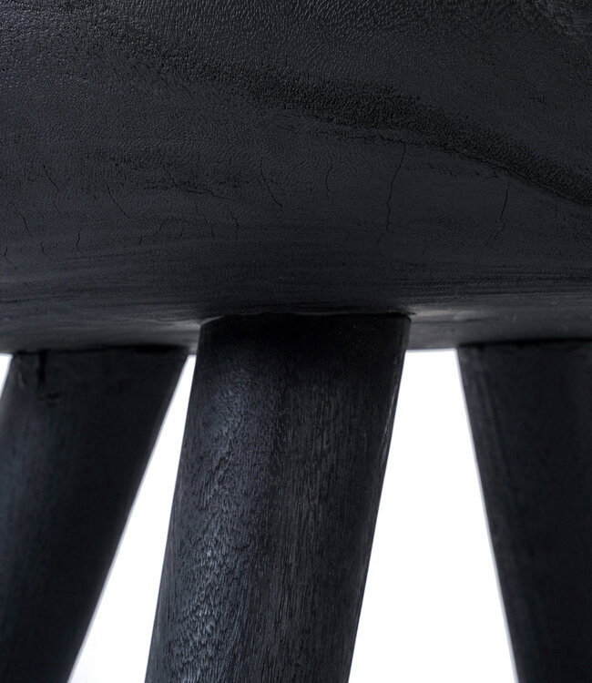 Bazar Bizar De Losten Salontafel | Zwart | L78,8 cm x B78,8 x H44 cm