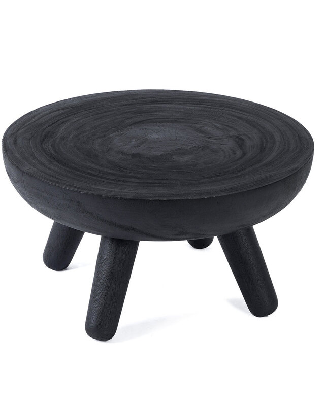 Bazar Bizar De Losten Salontafel | Zwart | L78,8 cm x B78,8 x H44 cm