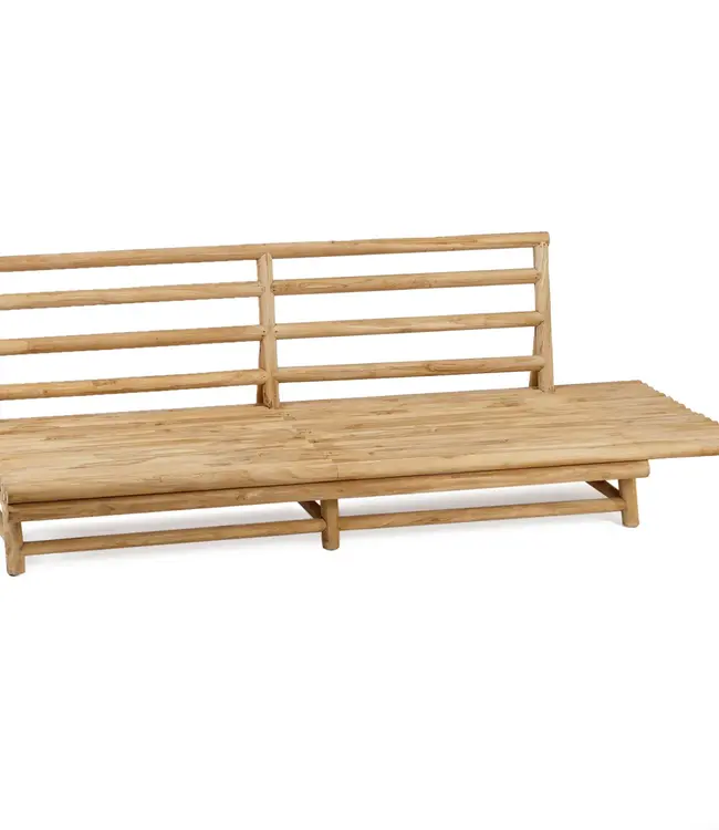 Bazar Bizar De Nusa Penida Driepersoonsbank - Natuurlijk Wit - Buitenshuis