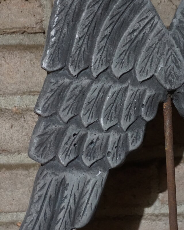 Rene Houtman Engelvleugels Beeld | Beton | H38xB31xD10 cm