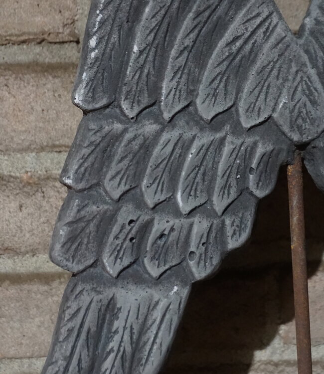 Rene Houtman Engelvleugels Beeld | Beton | H38xB31xD10 cm