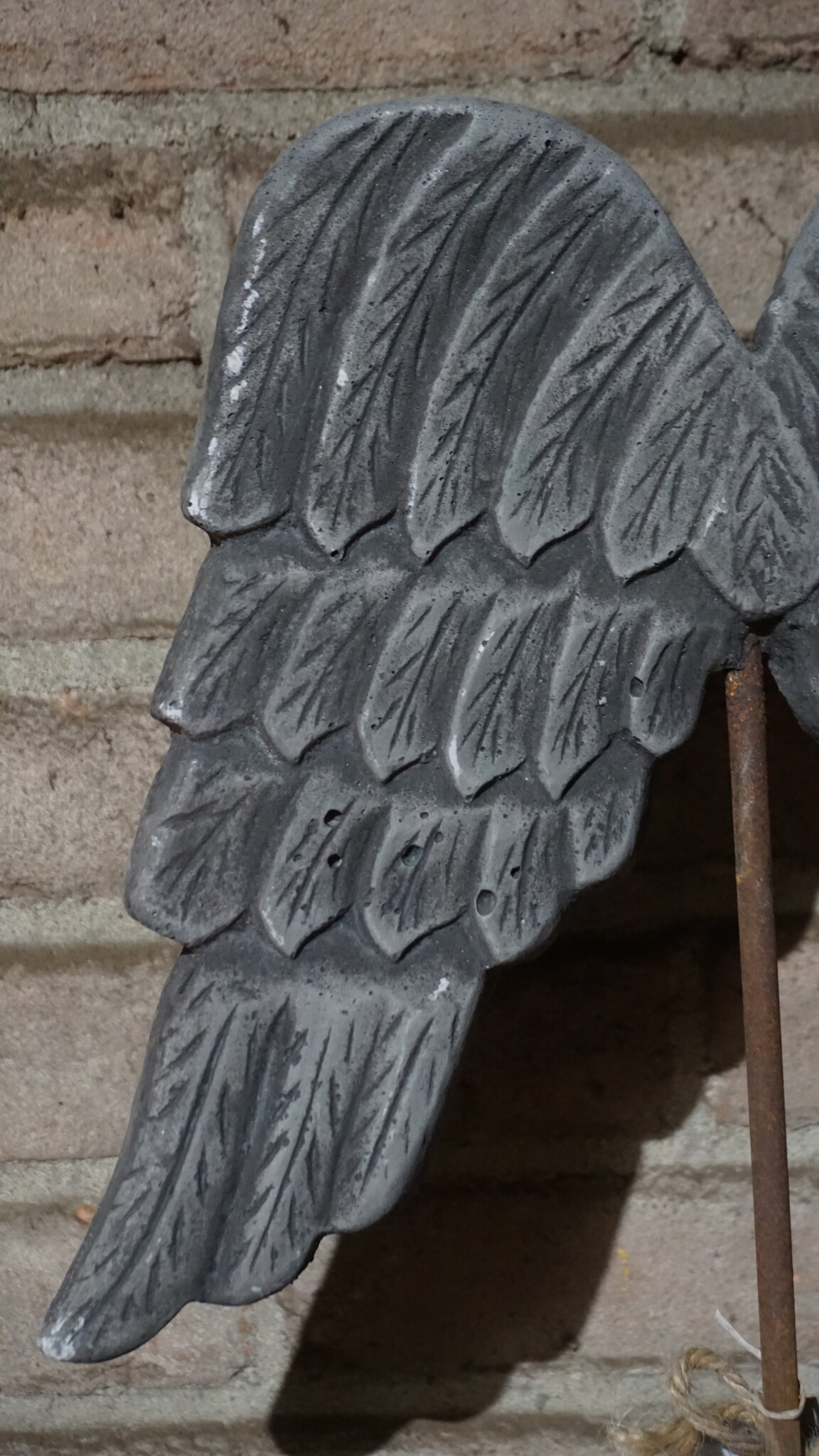 Rene Houtman Engelvleugels Beeld | Beton | H38xB31xD10 cm