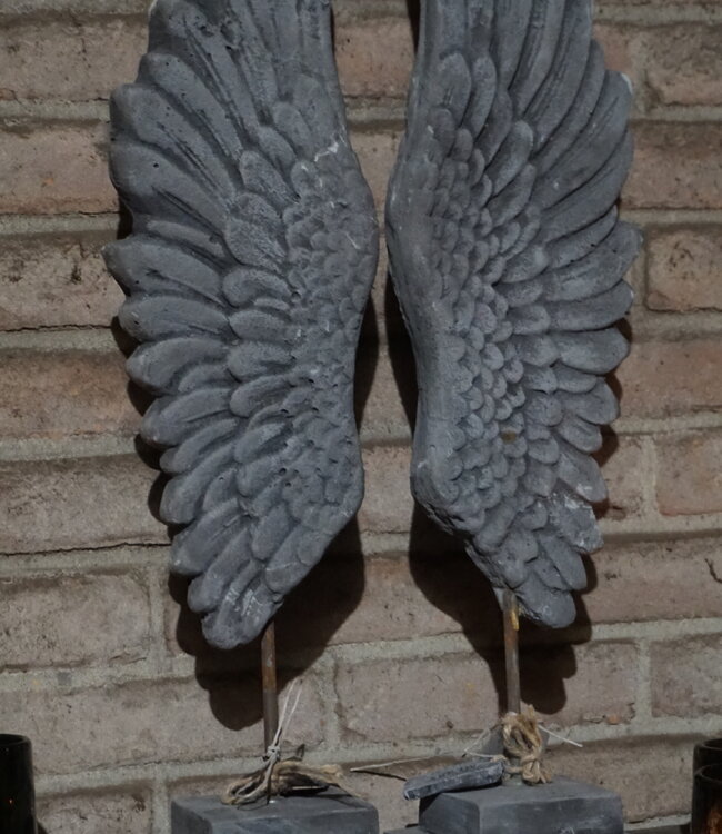 Rene Houtman Engelvleugels Beeld | Set Van 2 | H59xB13xD12 cm