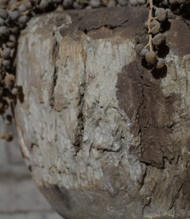 Rene Houtman Authentieke Houten Vijzel | H38 x B33 cm