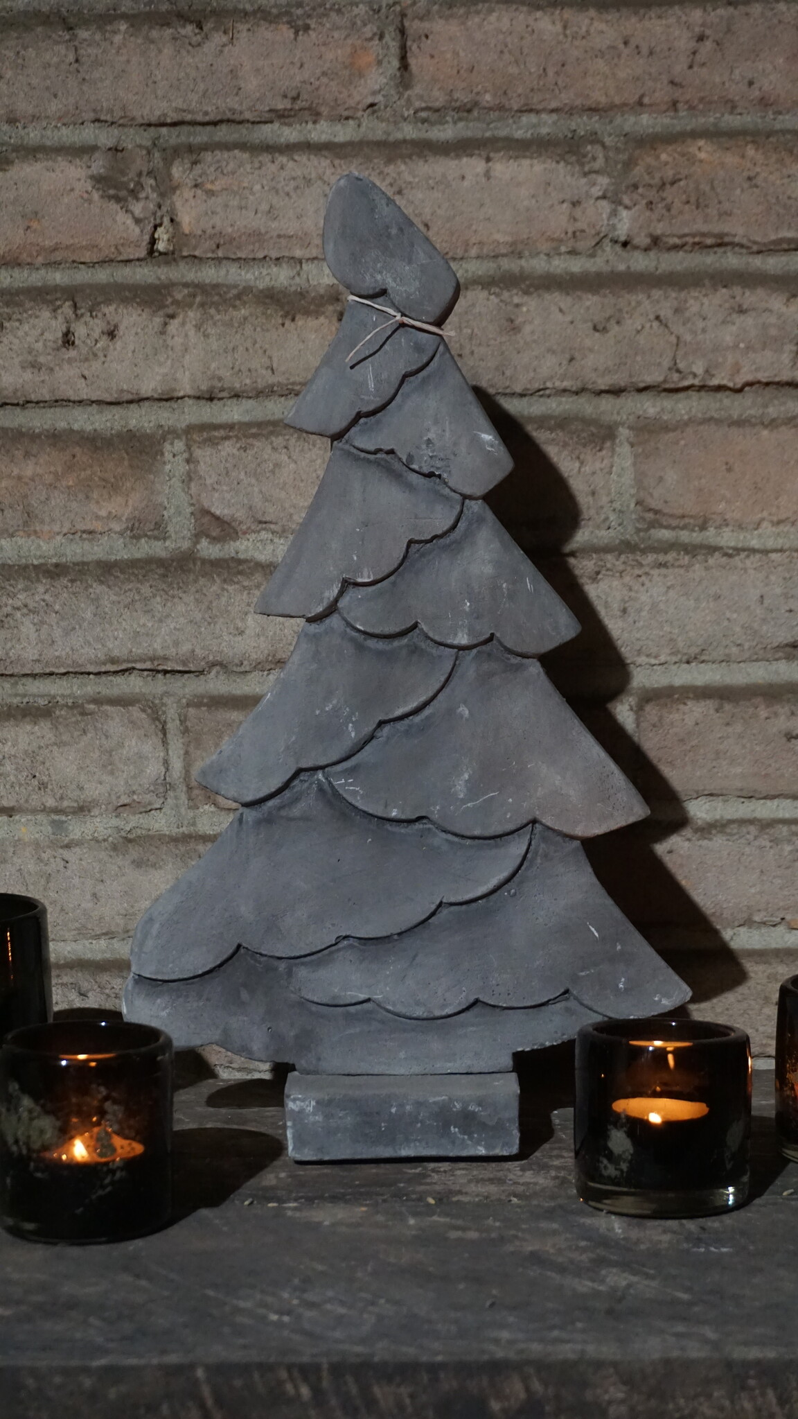 Rene Houtman Betonnen Kerstboom | H41 x B25 x D6 cm