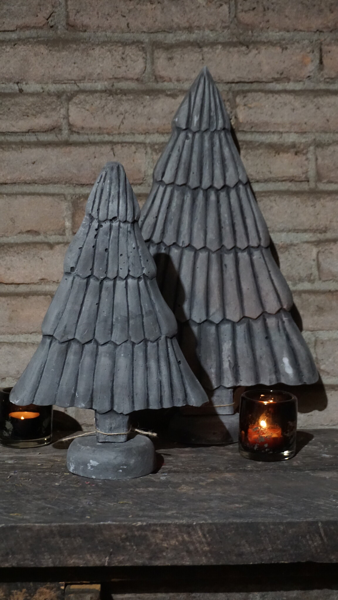 Rene Houtman Betonnen Kerstboom | H47 x B30 x D8 cm