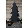 Houten Kerstboom Zwart | H42 x B24 x D6 cm