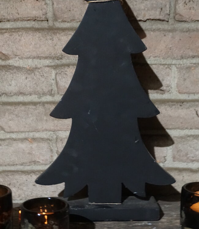 Rene Houtman Houten Kerstboom Zwart | H42 x B24 x D6 cm