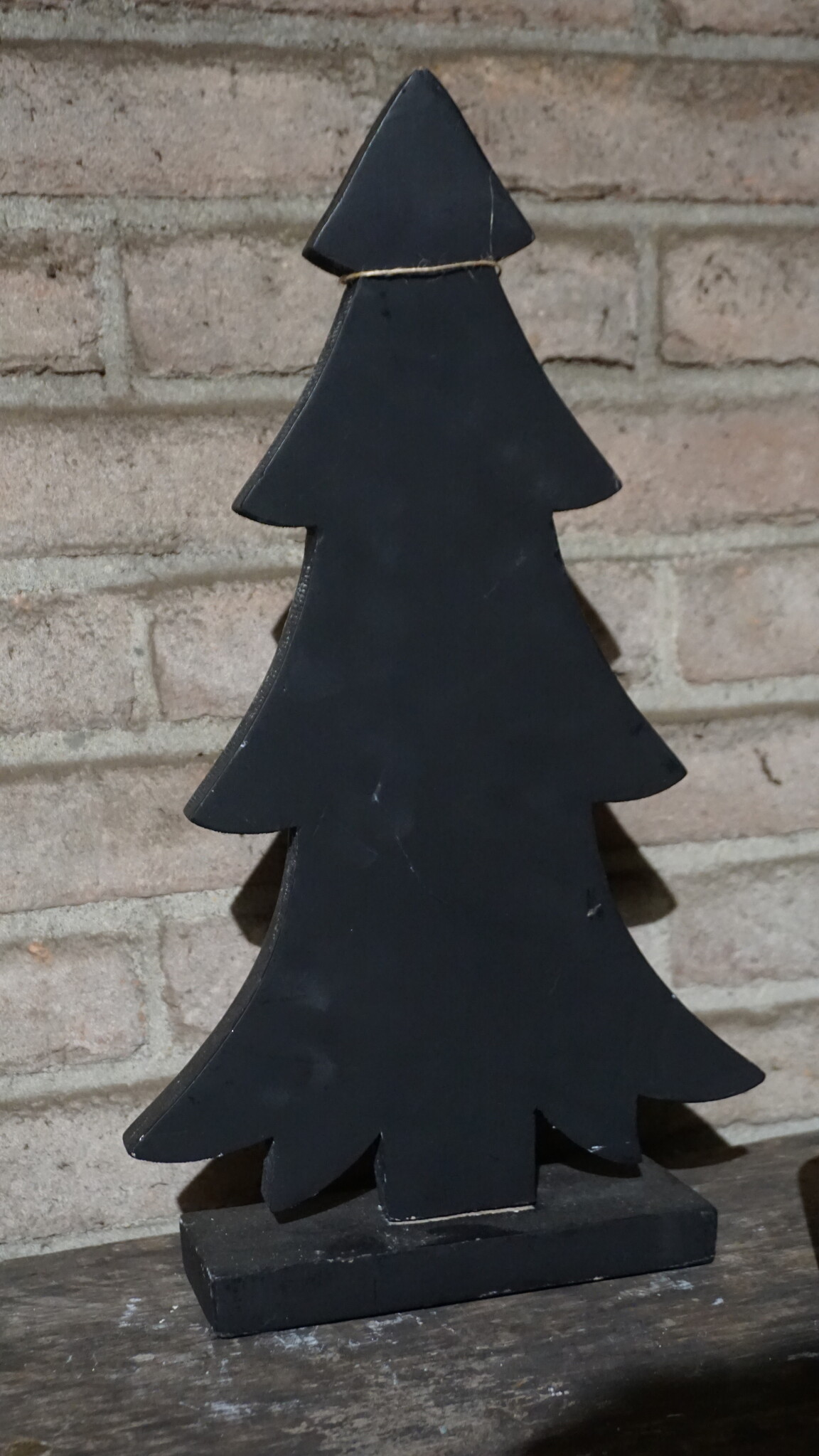 Rene Houtman Houten Kerstboom Zwart | H42 x B24 x D6 cm