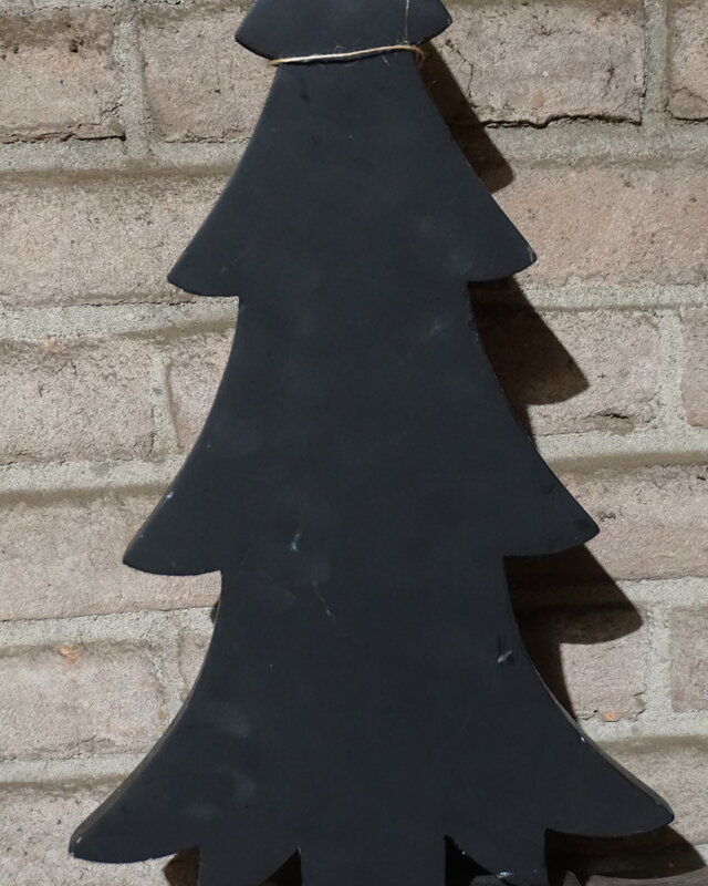 Rene Houtman Houten Kerstboom Zwart | H42 x B24 x D6 cm