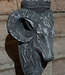 Rene Houtman Ramskop Op Poot Met Kaarsenhouder | H36xB10xD10 cm