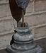 Rene Houtman Ramskop Op Poot Met Kaarsenhouder | H36xB10xD10 cm
