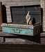 Rene Houtman Antieke Metalen Koffer | H22 x B59 x D32 cm