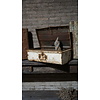 Antieke Metalen Koffer | H25 x B61 x D36 cm
