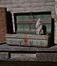 Rene Houtman Antieke Metalen Koffer | H22 x B59 x D30 cm