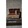 Antieke Metalen Koffer | H22 x B56 x D31 cm