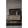 Antieke Metalen Koffer | H26 x B64 x D33 cm