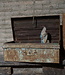 Rene Houtman Antieke Metalen Koffer | H26 x B64 x D33 cm