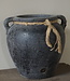 Brynxz Plantenbak Twee Oren Met Touw Basalt | H33xB31 cm
