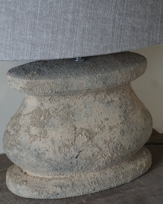 Brynxz Lampenvoet Ovaal Rustiek | H30 x B30 x D13 cm