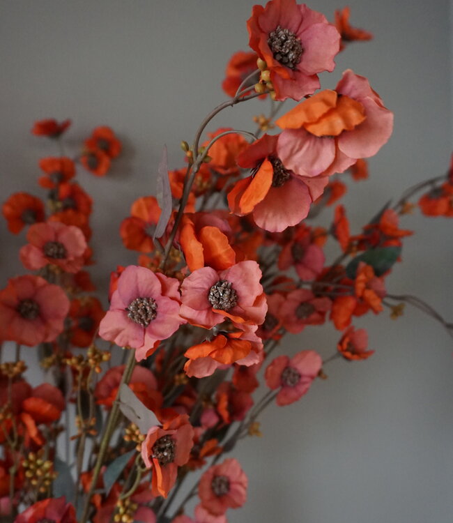 Brynxz Kunstbloem Hibiscus | Rood | 100 cm