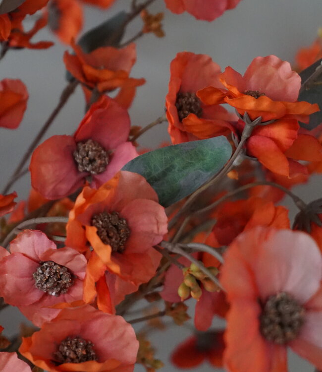 Brynxz Kunstbloem Hibiscus | Rood | 100 cm