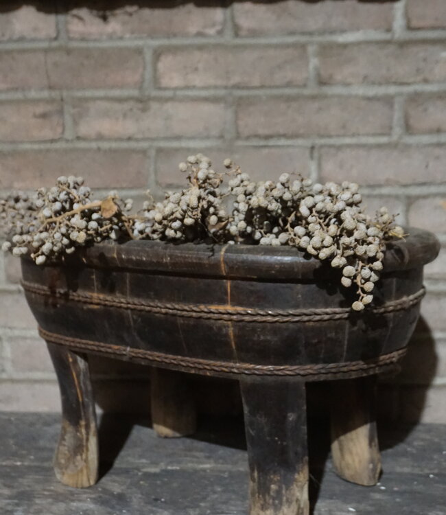 Rene Houtman Staande Ovale Olijfbak | H39 x B50 x D33 cm