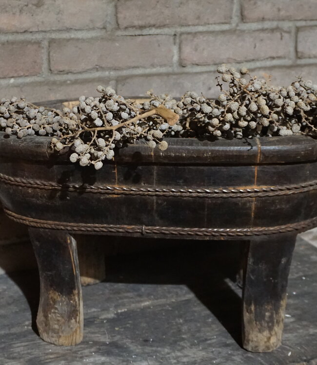 Rene Houtman Staande Ovale Olijfbak | H39 x B50 x D33 cm