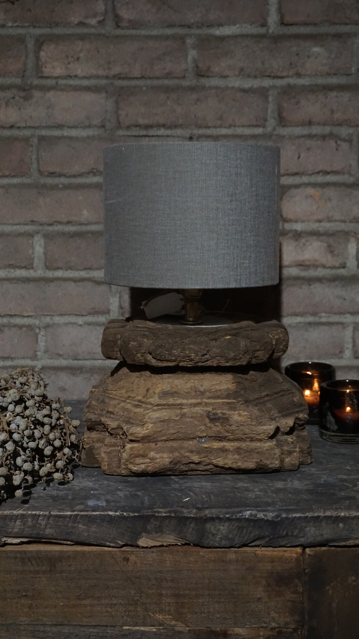 Rene Houtman Lampenvoet Oude Poer | H26 x B26 x D26 cm