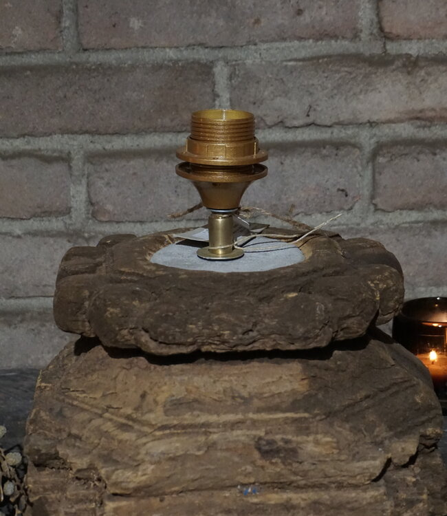 Rene Houtman Lampenvoet Oude Poer | H26 x B26 x D26 cm