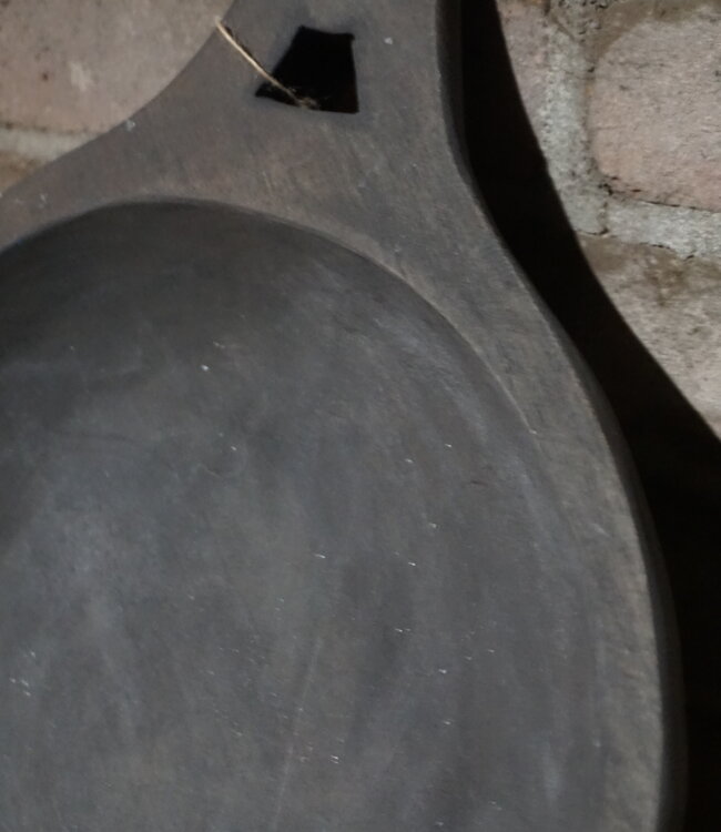 Rene Houtman Uniek Houten Ornament | Grijs | H5 x D35 cm