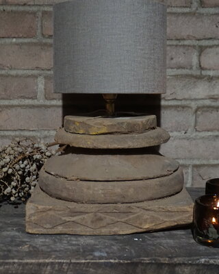 Rene Houtman Lampenvoet Oude Poer | H27 x B27 x D30 cm