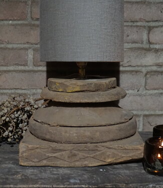 Rene Houtman Lampenvoet Oude Poer | H27 x B27 x D30 cm