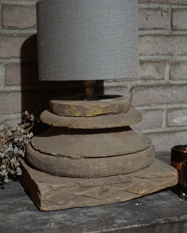 Rene Houtman Lampenvoet Oude Poer | H27 x B27 x D30 cm