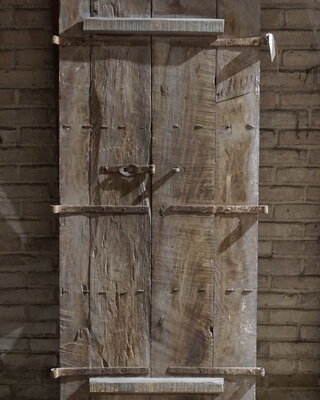 Rene Houtman Oude Houten Deur | H156 x B64 cm