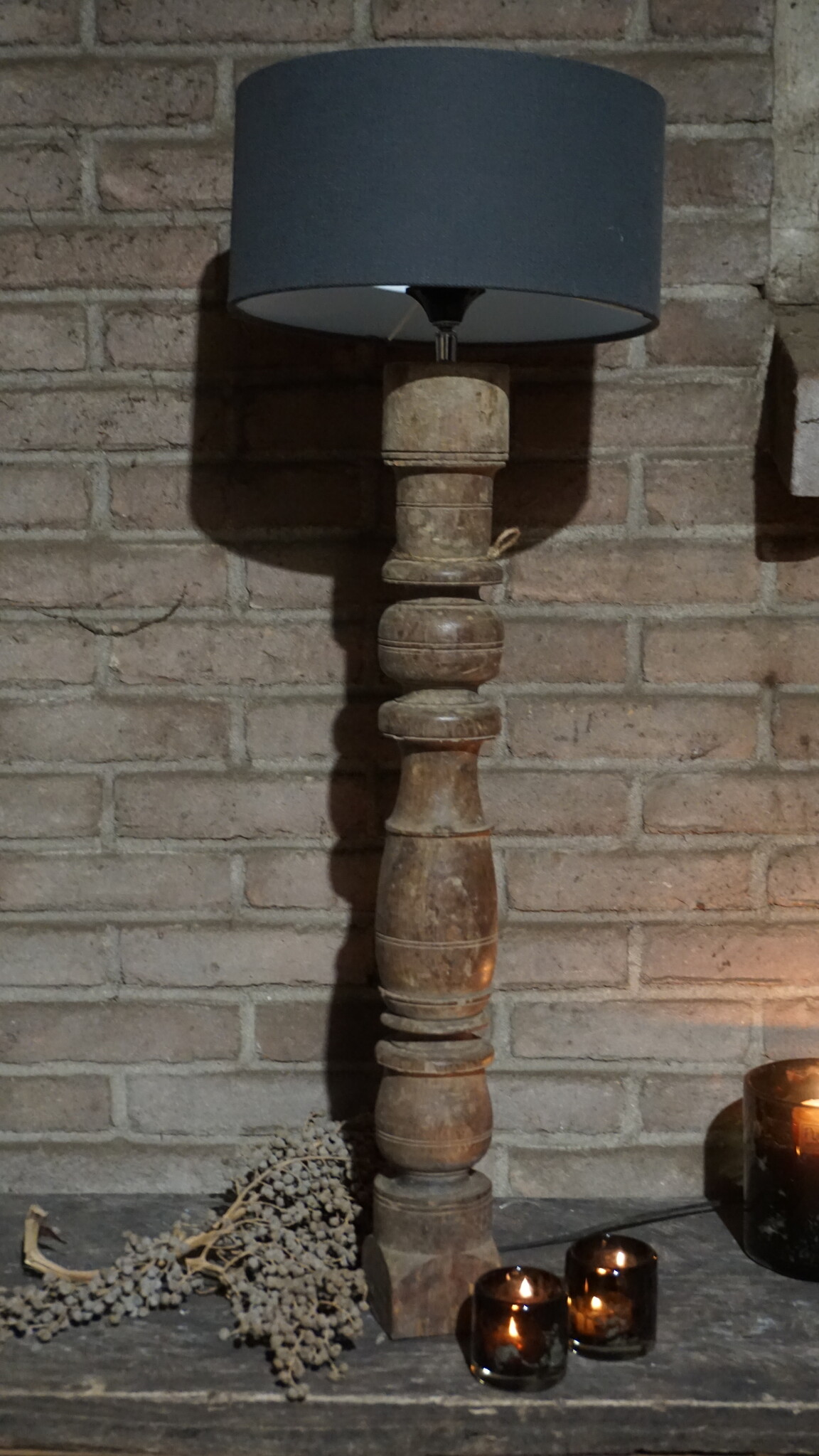 Rene Houtman Houten Baluster Lampenvoet | H80 x B9 x D9 cm