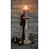 Kaarsenhouder Hout | H32 x D13 cm